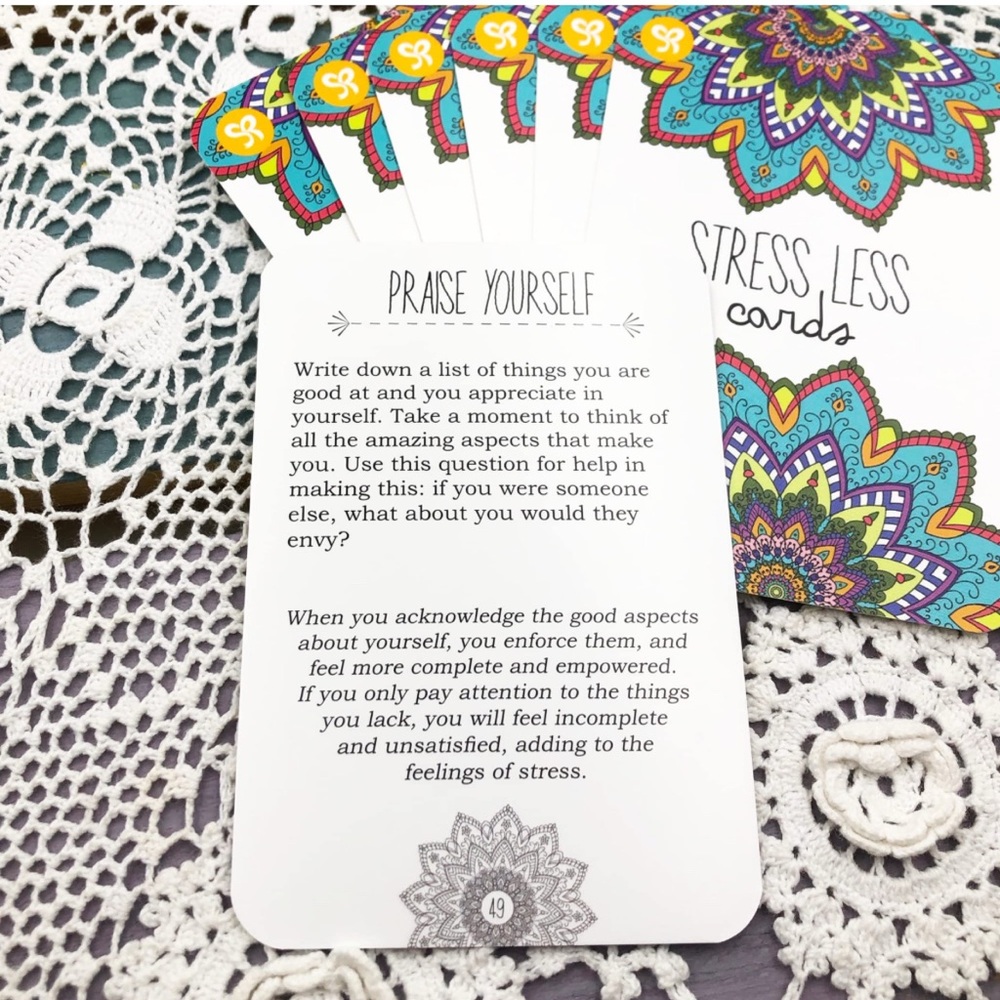 NIP Mindfulness and Meditation Exercise Cards - Picture 4 of 4